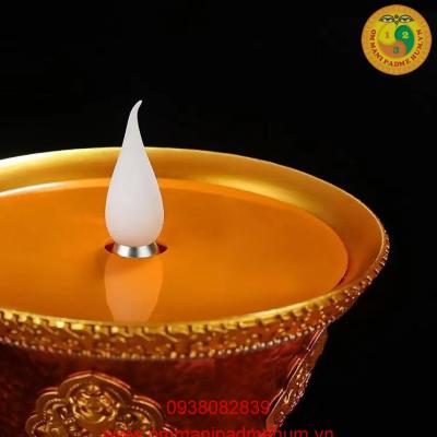 Kinh luân nhạc Om Mani Padme Hum chạy bằng điện và pin